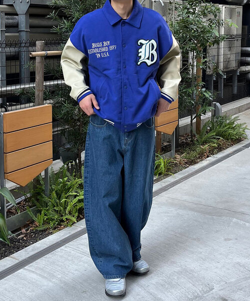 CIAOPANIC(チャオパニック)の「【cian denim/シアンデニム】バギーワイドデニム(デニムパンツ・レディース・サックスブルー/インディゴブルー/ブルー/ブラック/ホワイト/グレー/チャコールグレー/ネイビー/ダークブルー・SMALL/MEDIUM/LARGE)」の12枚目の写真