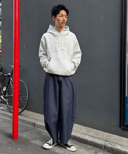 CIAOPANIC(チャオパニック)の「【cian denim/シアンデニム】バギーワイドデニム(デニムパンツ・レディース・サックスブルー/インディゴブルー/ブルー/ブラック/ホワイト/グレー/チャコールグレー/ネイビー/ダークブルー・SMALL/MEDIUM/LARGE)」の18枚目の写真