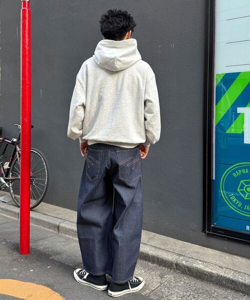 CIAOPANIC(チャオパニック)の「【cian denim/シアンデニム】バギーワイドデニム(デニムパンツ・レディース・サックスブルー/インディゴブルー/ブルー/ブラック/ホワイト/グレー/チャコールグレー/ネイビー/ダークブルー・SMALL/MEDIUM/LARGE)」の20枚目の写真