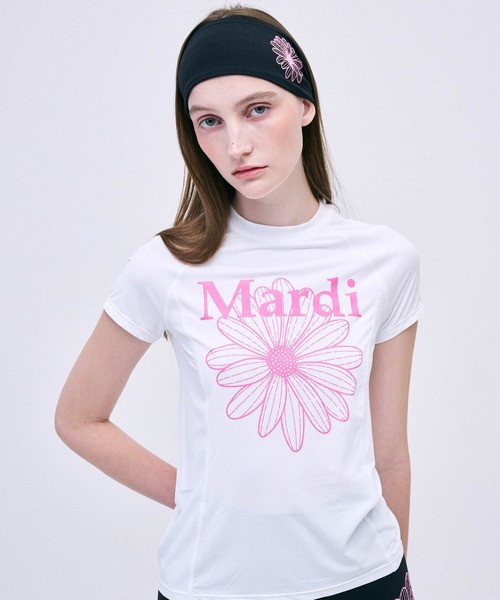 tシャツ AIRLIFT slim fit top flowermardi レディース AIRLIFT slim fit top flowermardi（Tシャツ/カットソー