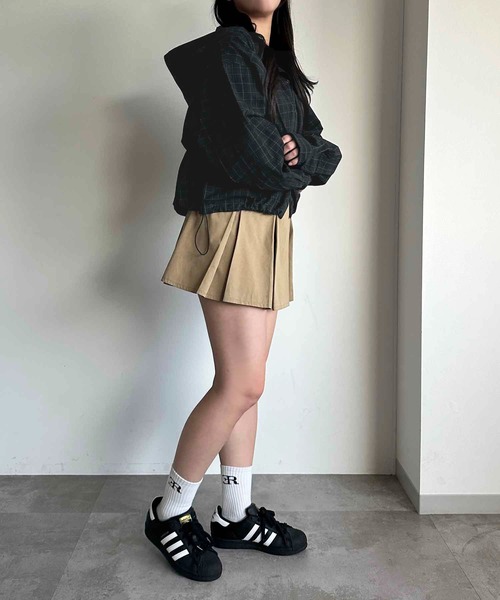 apres jour mignon（アプレジュールミニョン）の「チェックシャツパーカー【ZOZOTOWN限定アイテム】（パーカー・レディース・レッド/グリーン/ブラック・フリー/X-LARGE）」の16枚目の写真