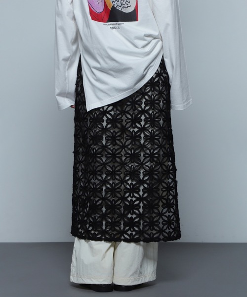 ROSE BUD（ローズバッド）の「レースラップスカート（スカート・レディース・ブラック/パープル/ホワイト・ONE SIZE）」の13枚目の写真