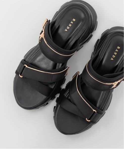 セール】モノグラムパーツスポーツサンダル（サンダル）｜RANDA