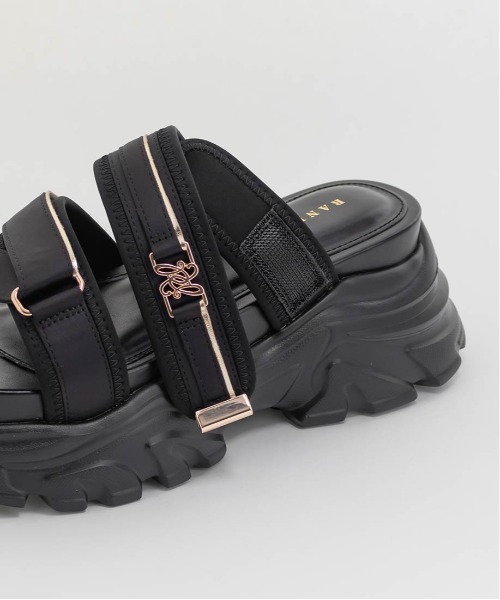 ランダ　モノグラムデザインスポーツサンダル　S RANDA サンダル モノグラムデザインスポーツサンダル レディース