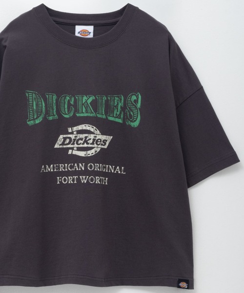Dickies(ディッキーズ)の「DICKIES バイオ加工カレッジTシャツ(Tシャツ/カットソー・レディース・スミクロ/レッド系/ブルーグレー・フリー)」の13枚目の写真
