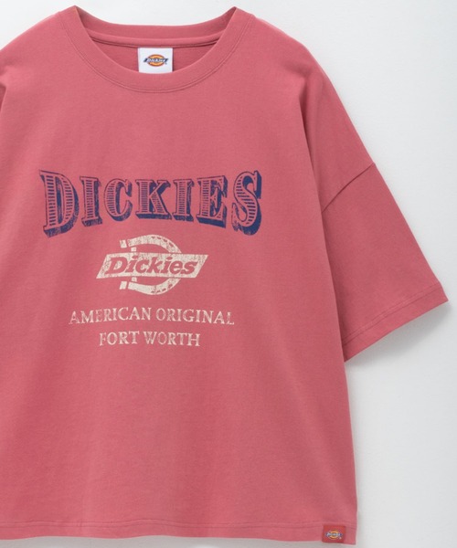 Dickies(ディッキーズ)の「DICKIES バイオ加工カレッジTシャツ(Tシャツ/カットソー・レディース・スミクロ/レッド系/ブルーグレー・フリー)」の15枚目の写真