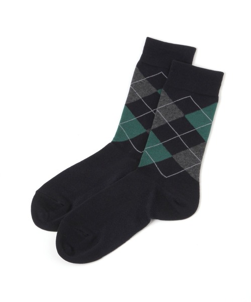 GLOBAL WORK(グローバルワーク)の「らくごこちフィットソックス/ロング/283173(ソックス/靴下・メンズ・ブラック/ホワイト/チャコールグレー/ネイビー系5/ネイビー/グレー系その他/ダークブルー/ブラック系その他/ブラック系/ネイビー系7・FREE)」の10枚目の写真