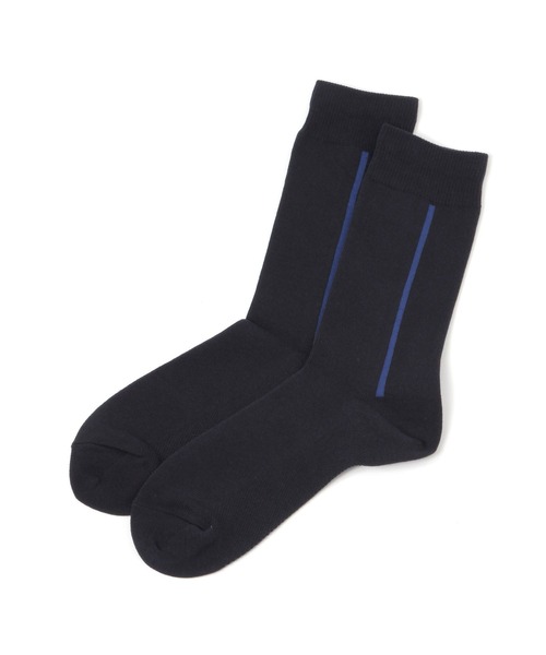 GLOBAL WORK(グローバルワーク)の「らくごこちフィットソックス/ロング/283173(ソックス/靴下・メンズ・ブラック/ホワイト/チャコールグレー/ネイビー系5/ネイビー/グレー系その他/ダークブルー/ブラック系その他/ブラック系/ネイビー系7・FREE)」の4枚目の写真