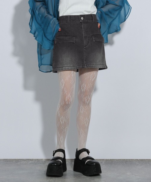 HARE（ハレ）の「2WAYカコウデニムスカート(HARE)（デニムスカート・レディース・ブラック系その他/ブラック・FREE）」の19枚目の写真