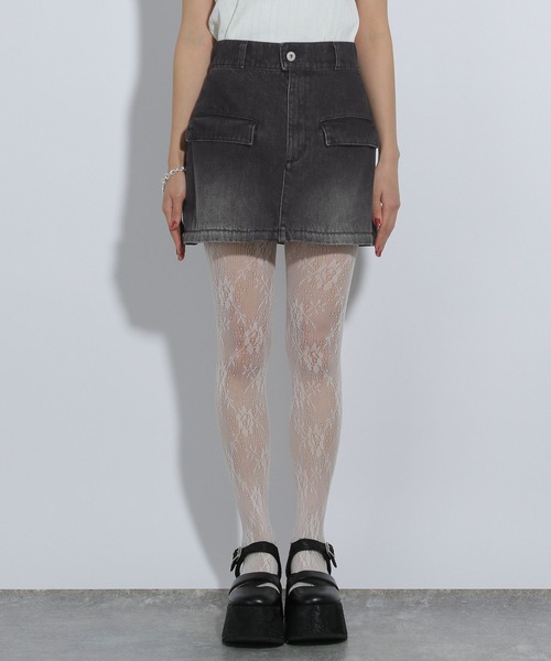 HARE（ハレ）の「2WAYカコウデニムスカート(HARE)（デニムスカート・レディース・ブラック系その他/ブラック・FREE）」の22枚目の写真