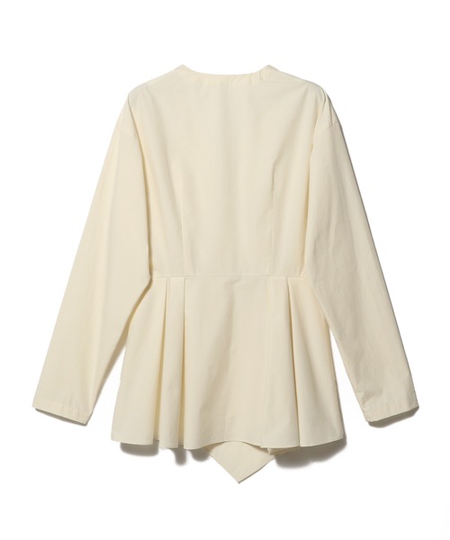 ESTNATION（エストネーション）の「ESTNATION / ペプラムブラウス（シャツ/ブラウス・レディース・ブラック/アイボリー・36/38）」の11枚目の写真