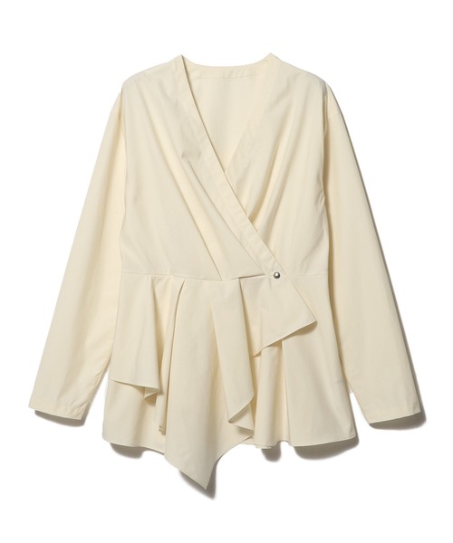 ESTNATION（エストネーション）の「ESTNATION / ペプラムブラウス（シャツ/ブラウス・レディース・ブラック/アイボリー・36/38）」の10枚目の写真