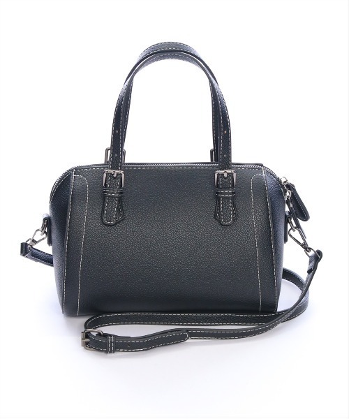 CLEAR BASIC（クリアベーシック）の「2wayミニボストンバッグ［オフィスカジュアル 大人 綺麗め 通勤 フェイクレザー］≪SS新作≫（ボストンバッグ・レディース・ベージュ/ブラック/ブラウン・F）」の8枚目の写真