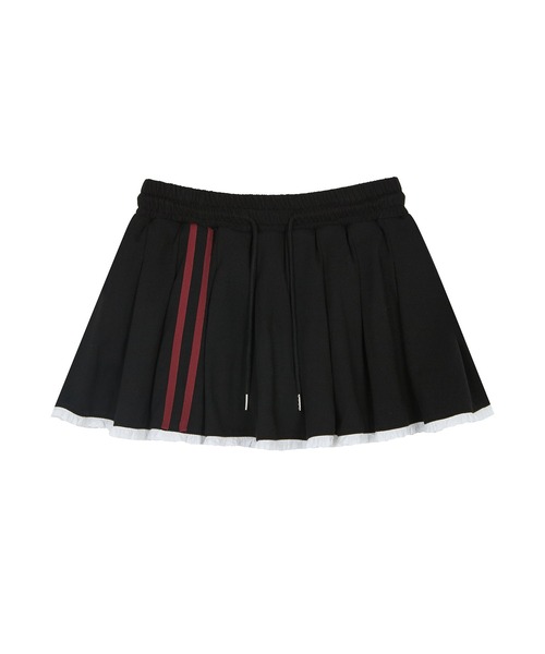 LUVISTRUE（ラヴイズトゥルー）の「IM SHORT PLEATS SKIRT（スカート・レディース・グレー/ブラック/アイボリー・FREE）」の19枚目の写真
