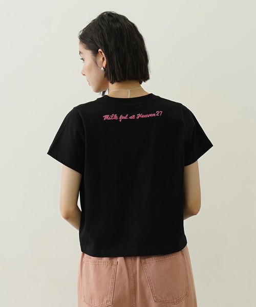 MILKFED.(ミルクフェド)の「ICING LOGO COMPACT S/S TEE(Tシャツ/カットソー・レディース・レッド/ブラウン/ホワイト/ブラック・M/S)」の20枚目の写真