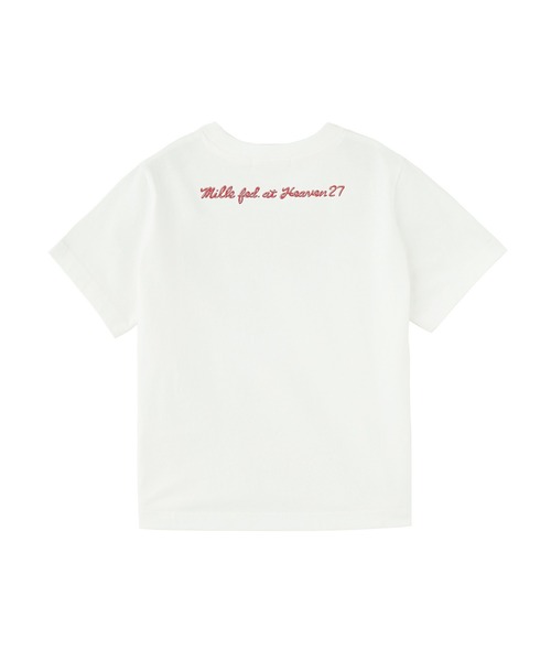 MILKFED.(ミルクフェド)の「ICING LOGO COMPACT S/S TEE(Tシャツ/カットソー・レディース・レッド/ブラウン/ホワイト/ブラック・M/S)」の5枚目の写真