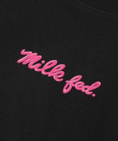 MILKFED.(ミルクフェド)の「ICING LOGO COMPACT S/S TEE(Tシャツ/カットソー・レディース・レッド/ブラウン/ホワイト/ブラック・M/S)」の10枚目の写真