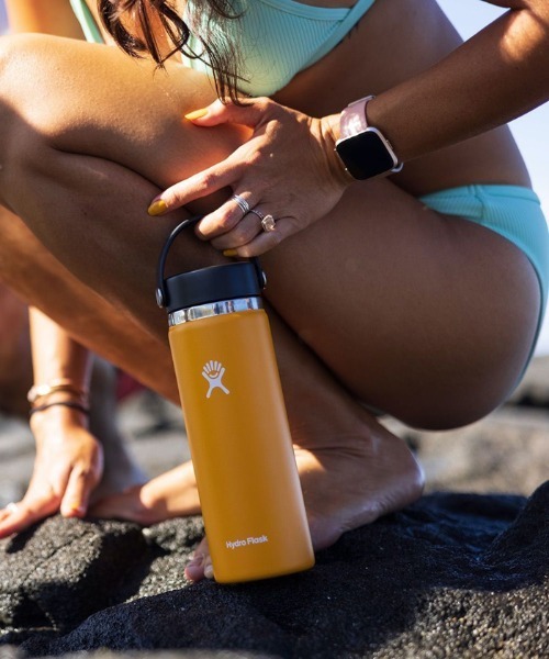 OLD BETTY'S（オールドベティーズ）の「【Hydro Flask】ハイドロフラスク Hydration 20oz Wide Mouth/591ml（水筒・レディース・ネイビー/ホワイト・FREE）」の6枚目の写真