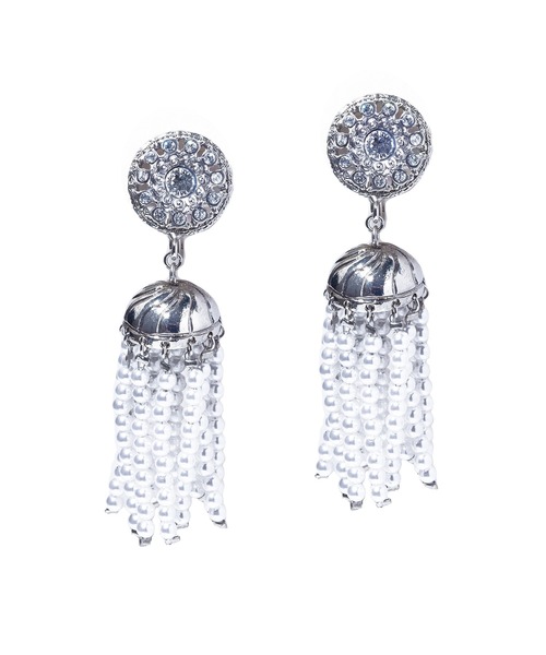 IRIS47(イリスフォーセブン)の「【IRIS 47】palace pearl fringe earring/パレス パール フリンジ イヤリング BO163(イヤリング・レディース・シルバー・FREE)」の6枚目の写真
