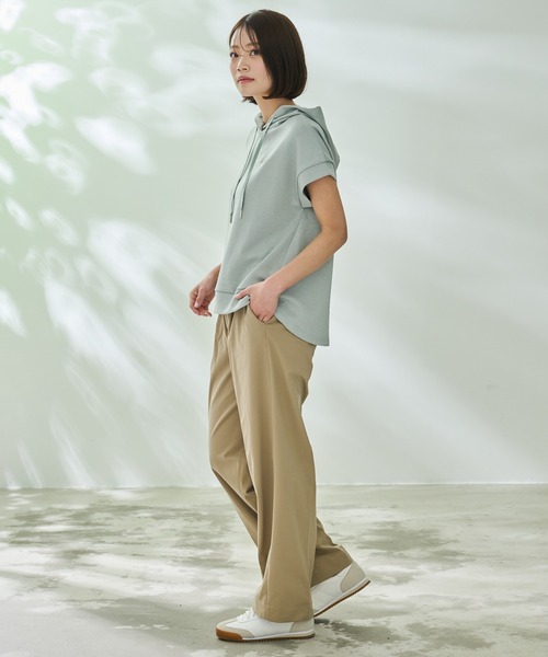 Arnold Palmer(アーノルドパーマー)の「フレンチスリーブ パーカー(パーカー・レディース・ライトグリーン/ブラック/ライトベージュ・L/M/S)」の15枚目の写真