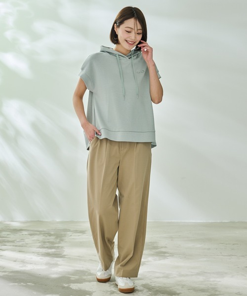 Arnold Palmer(アーノルドパーマー)の「フレンチスリーブ パーカー(パーカー・レディース・ライトグリーン/ブラック/ライトベージュ・L/M/S)」の12枚目の写真