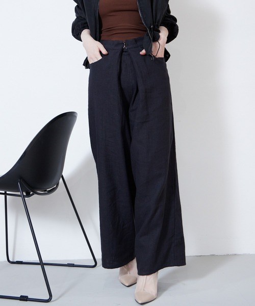 Muel Chic(ミュエルシック)の「Citrus pants シトラスパンツ(その他パンツ・レディース・アイボリー系/ホワイト/ブラック・FREE)」の11枚目の写真
