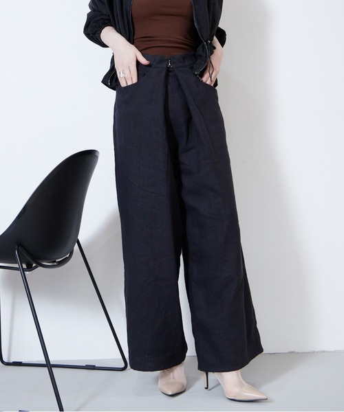 Muel Chic(ミュエルシック)の「Citrus pants シトラスパンツ(その他パンツ・レディース・アイボリー系/ホワイト/ブラック・FREE)」の16枚目の写真