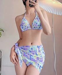 【値下げ❗️】リベーチェ水着　ロングフレアバンドゥビキニ&サロート(パレオ) リベーチェ水着 ロングフレアバンドゥビキニ&サロート(パレオ) Riberce