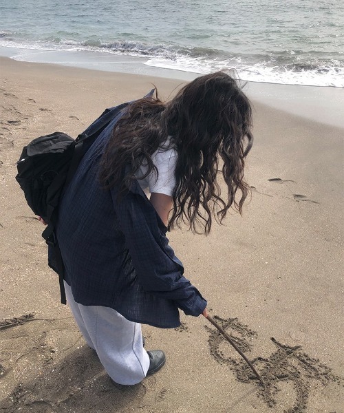 anyonemore（エニワンモア）の「サイドタック切替トレーニングパンツ（スウェットパンツ・レディース・アイボリー/グレー・FREE）」の6枚目の写真