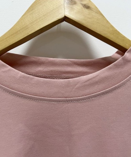 maison de LATIR（メゾンドラティール）の「WデザインオーバーサイズTシャツ（Tシャツ/カットソー・レディース・グレー/ホワイト/ピンク・L/XL/M）」の14枚目の写真