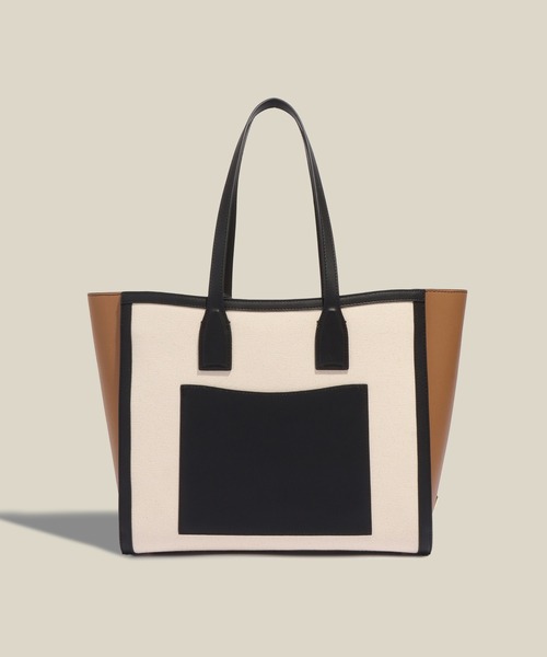 ROPE'（ロペ）の「【E'POR】I BAG Wide【通勤】【A4対応】【軽量】（トートバッグ・レディース・ブラック/ダークブラウン・FREE）」の4枚目の写真