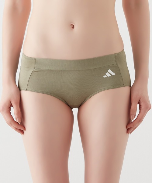 adidas(アディダス)の「adidas/アディダス ハーフショーツ 吸汗速乾(ショーツ・レディース・ブラック/ブラウン系その他/グレー系その他/ベージュ系その他・LARGE/MEDIUM)」の4枚目の写真