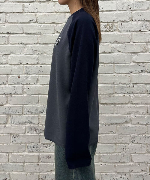 CIAOPANIC（チャオパニック）の「ワンポイント刺繍サーマルラグランロンT（Tシャツ/カットソー・レディース・ブラック/カーキ/チャコールグレー・FREE）」の19枚目の写真