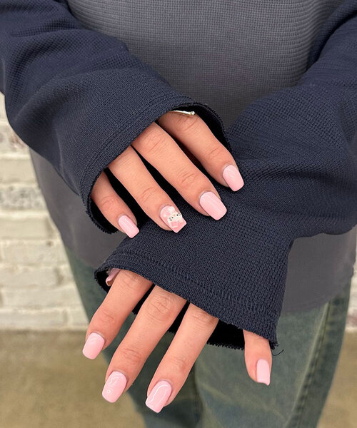 CIAOPANIC（チャオパニック）の「ワンポイント刺繍サーマルラグランロンT（Tシャツ/カットソー・レディース・ブラック/カーキ/チャコールグレー・FREE）」の22枚目の写真