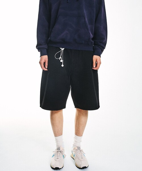 City Ambient Products(シティアンビエントプロダクツ)の「City Ambient Products: バギー デニム ショーツ(デニムパンツ・メンズ・ロイヤルブルー/ブラック/グレー・SMALL/MEDIUM/LARGE)」の1枚目の写真