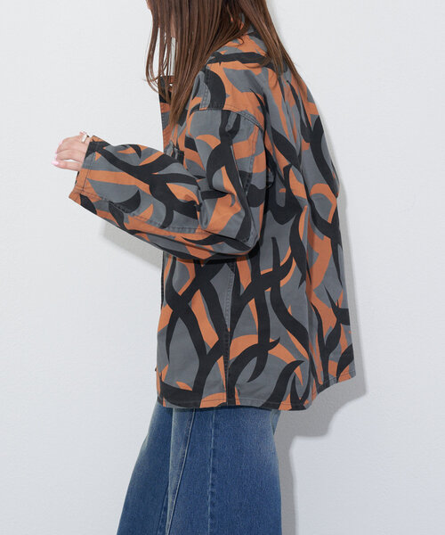 made in standard （メイドインスタンダード）の「【MADE IN STANDARD/メイドインスタンダード】FATIGUE UNIFORM SHIRT JACKET（シャツ/ブラウス・レディース・グレー・MEDIUM）」の9枚目の写真