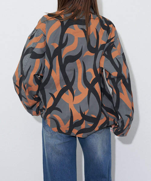made in standard （メイドインスタンダード）の「【MADE IN STANDARD/メイドインスタンダード】FATIGUE UNIFORM SHIRT JACKET（シャツ/ブラウス・レディース・グレー・MEDIUM）」の8枚目の写真