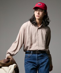 【モデルEIJI】別注 ウォッシュドレーヨンレギュラーカラーシャツ