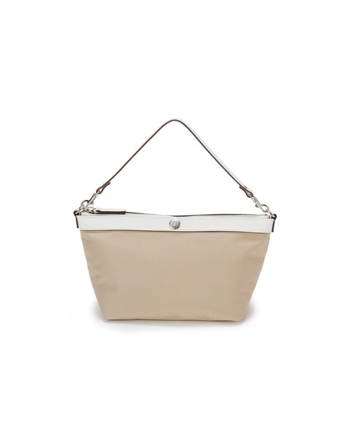 Breath TOPKAPI（ブレストプカピ）の「【Breath TOPKAPI】ワイド トート レザーハンドル カゴバッグ / ポーチ付き（トートバッグ・レディース・ベージュ/ホワイト/ブラック・FREE）」の17枚目の写真