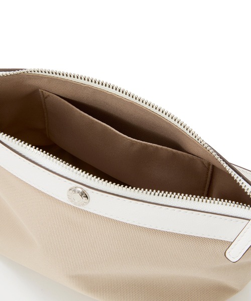 Breath TOPKAPI（ブレストプカピ）の「【Breath TOPKAPI】ワイド トート レザーハンドル カゴバッグ / ポーチ付き（トートバッグ・レディース・ベージュ/ホワイト/ブラック・FREE）」の21枚目の写真