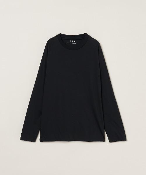 three dots（スリードッツ）の「ミルキージャージー 長袖Tシャツ（Tシャツ/カットソー・メンズ・ホワイト/ライトグレー/ブラック・MEDIUM/LARGE/SMALL）」の3枚目の写真