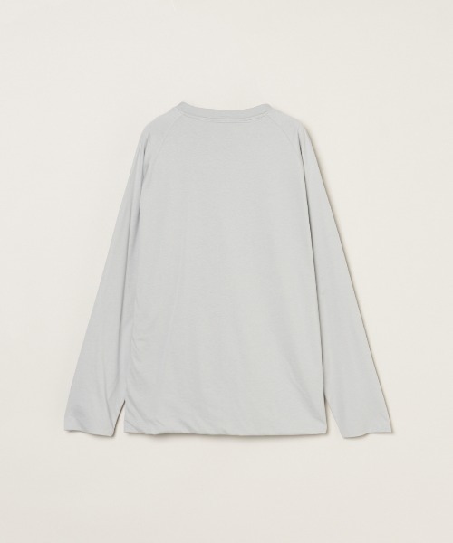 three dots（スリードッツ）の「ミルキージャージー 長袖Tシャツ（Tシャツ/カットソー・メンズ・ホワイト/ライトグレー/ブラック・MEDIUM/LARGE/SMALL）」の5枚目の写真