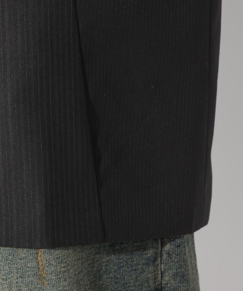 Anui（アニュイ）の「【UNISEX】テーラーロングベスト（その他アウター・レディース・ブラック/グレー・MEDIUM）」の4枚目の写真