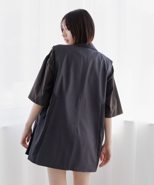 セール】【UNISEX】テーラーロングベスト（その他アウター