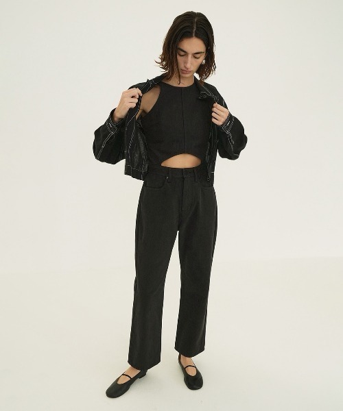 セール】WAIST OPEN DENIM ALL IN ONE（つなぎ/オールインワン