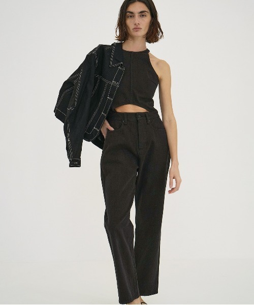 セール】WAIST OPEN DENIM ALL IN ONE（つなぎ/オールインワン