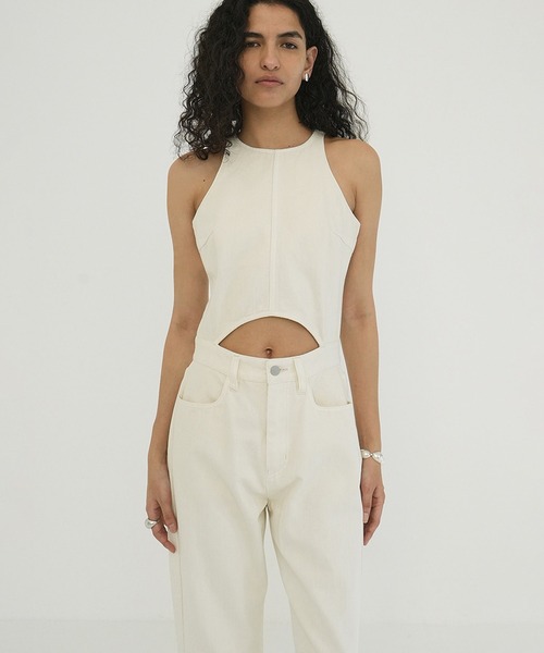 セール】WAIST OPEN DENIM ALL IN ONE（つなぎ/オールインワン