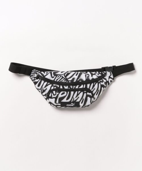 PUMA（プーマ）の「《PUMA》PUMA アカデミー AOP ウェスト バッグ（ボディバッグ/ウエストポーチ・メンズ・ブラック×ホワイト/ブラック系その他・フリー）」の2枚目の写真