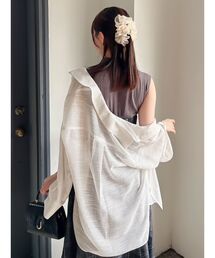 dazzlin | シアーツイードオーバーシャツ(シャツ/ブラウス)