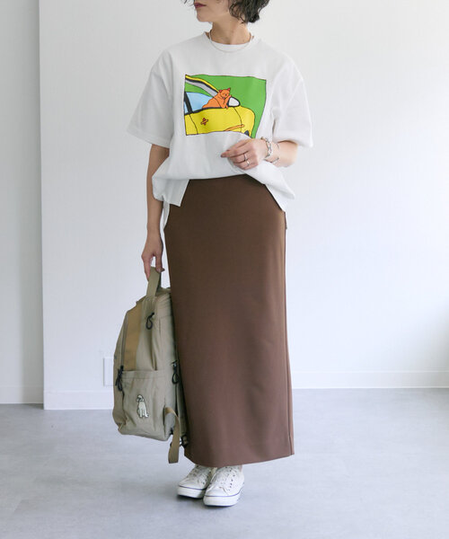 ear PAPILLONNER（イアパピヨネ）の「KEN NAKAYAMAコラボTシャツ（Tシャツ/カットソー・レディース・ホワイト系その他/ホワイト系その他2/ホワイト系その他3・FREE）」の10枚目の写真